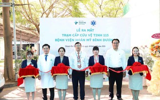 Bệnh viện Hoàn Mỹ Bình Dương ra mắt Trạm Cấp cứu Vệ tinh 115