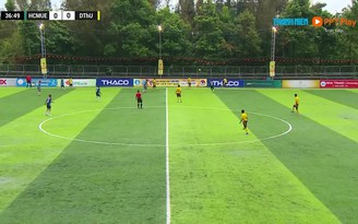 Hightlight Trường ĐH Sư phạm TP.HCM 1-3 Trường ĐH Đồng Tháp: Chiến thắng kiên cường dưới mưa