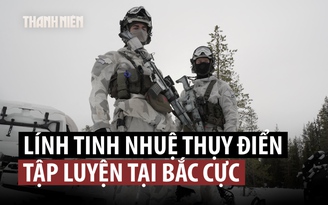 Lính tinh nhuệ  Thụy Điển huấn luyện tại Bắc Cực