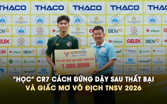 Trung vệ Đà Nẵng thần tượng CR7: ‘Đời sinh viên không có lần thứ 2 như thế này’