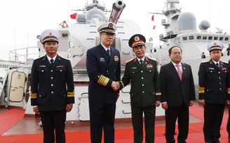 Hai tàu hộ vệ tên lửa của Việt Nam bắt đầu tuần tra cùng Hải quân Trung Quốc