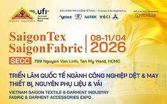 Triển lãm ngành Công nghiệp Dệt & May - Thiết bị, Nguyên phụ liệu & Vải