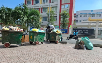 Điểm tập kết rác gây ô nhiễm