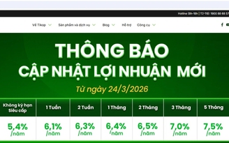 Cảnh báo rủi ro hợp tác đầu tư qua các trang Tikop, Topi, Buff...