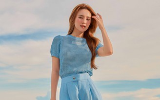 'Giải nhiệt' mùa hè cùng trang phục xanh nước biển