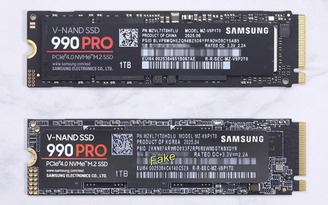 Ổ SSD cao cấp của Samsung bị làm giả tinh vi