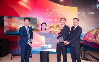 BMW trao giải đặc biệt BMW 5 Series cho khách hàng may mắn