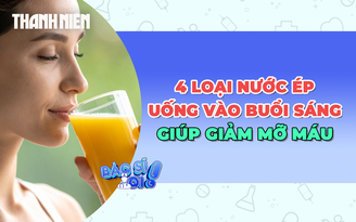 4 loại nước ép nên uống vào buổi sáng để hỗ trợ giảm mỡ máu