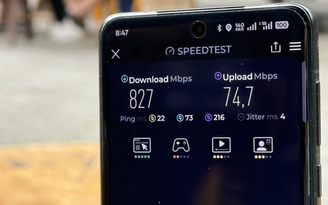 Tốc độ 5G tại Việt Nam lập đỉnh mới, tiến sát ngưỡng 600 Mbps