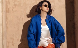 Bomber lụa đa sắc - làn gió mới thu hút tín đồ mùa thời trang xuân hè