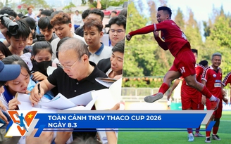 Toàn cảnh TNSV THACO Cup 2026 ngày 8.3: HLV Park Hang-seo gây sốt, cựu á quân trở lại ấn tượng