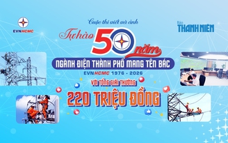 THỂ LỆ CUỘC THI VIẾT VÀ ẢNH
“Tự hào 50 năm ngành điện thành phố mang tên Bác” với tổng giải thưởng 220 triệu đồng