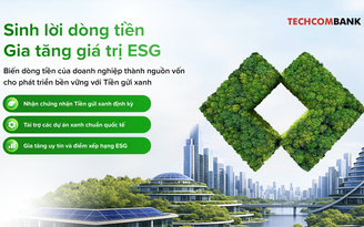 Techcombank ra mắt Tiền gửi Xanh: Giải pháp tài chính bền vững cho doanh nghiệp