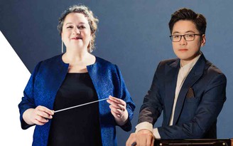 Nữ nhạc trưởng người Pháp biểu diễn tại TP.HCM