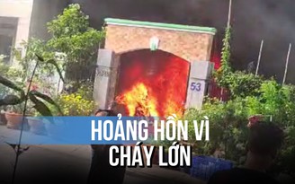 Cháy lớn ở TP.HCM, thiệt hại nhiều tài sản