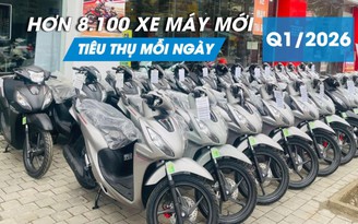 Mỗi ngày người Việt mua sắm hơn 8.100 xe máy mới