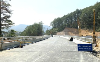Cầu cạn đèo Mimosa Đà Lạt trước ngày thông xe