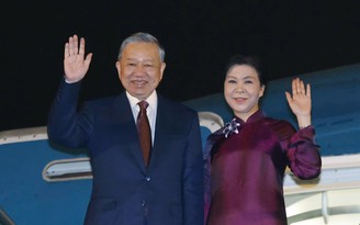 Tổng Bí thư, Chủ tịch nước Tô Lâm và phu nhân lên đường thăm Trung Quốc