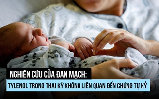 Nghiên cứu mới về Tylenol và chứng tự kỷ có kết quả ra sao?