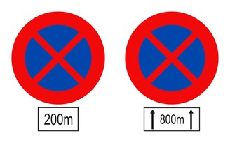 Phân biệt biển báo có ký hiệu chữ số, mũi tên phía dưới thế nào?