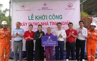 Công ty Điện lực Quảng Trị khởi công nhà tình nghĩa