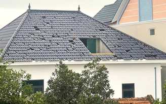 Thanh Hóa: Mưa đá bất thường nhiều nơi gây hư hỏng tài sản