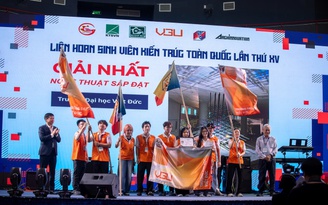 Liên hoan sinh viên kiến trúc: Tác phẩm sáng tạo gắn với công nghệ