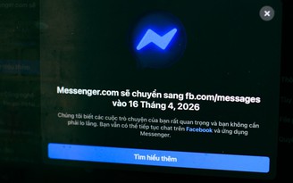 Facebook thông báo đóng cửa Messenger.com