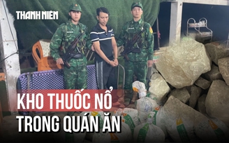 Phát hiện kho hàng khổng lồ nghi thuốc nổ sau chuyến xe mô tô bất thường