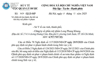 TP.HCM: Sản xuất mỹ phẩm chứa chất cấm, một công ty bị phạt nặng