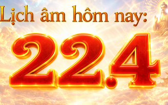 Lịch vạn niên, lịch âm hôm nay: Ngày 22.4 là ngày gì?