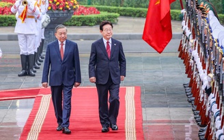 Tổng Bí thư, Chủ tịch nước Tô Lâm chủ trì lễ đón Tổng thống Hàn Quốc