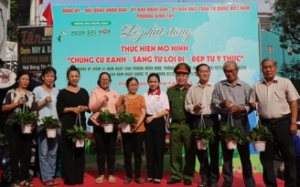 TP.HCM nhân rộng mô hình sống xanh trong cộng đồng dân cư