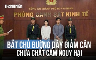 Bắt vợ chồng chủ đường dây sản xuất trà giảm cân Emo’s chứa chất cấm Sibutramine