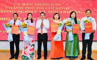 Sở NN - MT TP.HCM bổ nhiệm, luân chuyển nhiều cán bộ chủ chốt