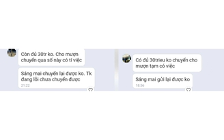 2 lãnh đạo ở Cà Mau bị hack tài khoản Zalo, nhắn tin mượn tiền suốt đêm