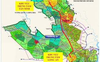 Tây Ninh sắp xây trục giao thông hơn 20.700 tỉ đồng kết nối 2 tỉnh cũ