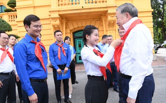Tổng Bí thư, Chủ tịch nước Tô Lâm gặp mặt 85 đội viên tiêu biểu