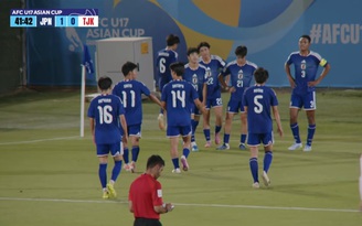 U.17 Nhật Bản mạnh vượt trội, thắng cực đậm Tajikistan: Dễ dàng vào bán kết U.17 châu Á