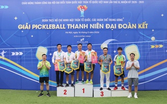 Giải pickleball thanh niên 'Đại đoàn kết' chào mừng thành công Đại hội MTTQ Việt Nam