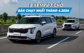 Xe MPV 7 chỗ máy xăng, dầu nào bán chạy nhất tháng 4.2026?