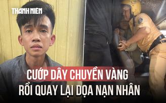 Chặn xe khách, bắt nghi phạm cướp dây chuyền vàng ở Gia Lai