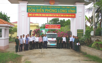 Ra mắt 'Xe cứu thương Biên phòng' miễn phí tại xã biên giới biển