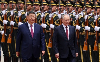 Ông Tập Cận Bình đón tiếp ông Putin tại Bắc Kinh
