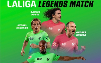 Iniesta cùng Puyol và dàn huyền thoại La Liga sắp đến Việt Nam: ‘Đại chiến’ Hồng Sơn, Công Vinh