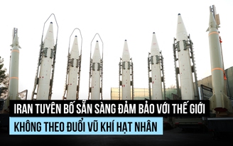 Iran sẵn sàng cam kết không theo đuổi vũ khí hạt nhân