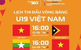 Lộ diện kênh phát trực tiếp U.19 Việt Nam đấu trí Thái Lan, Indonesia và Úc