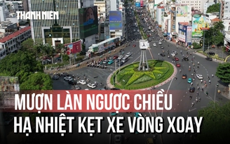 Giải pháp độc lạ 'mượn' làn ngược chiều trên cầu Điện Biên Phủ giúp vòng xoay hạ nhiệt kẹt xe