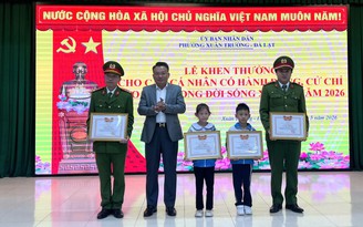 Khen thưởng người tốt việc tốt ở Đà Lạt: 4 tấm gương đẹp