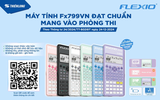Máy tính khoa học FLEXIO đạt chuẩn mang vào phòng thi